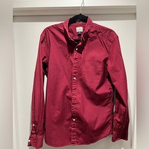 J Crew slim fit Secret Wash Stretch button down (M)